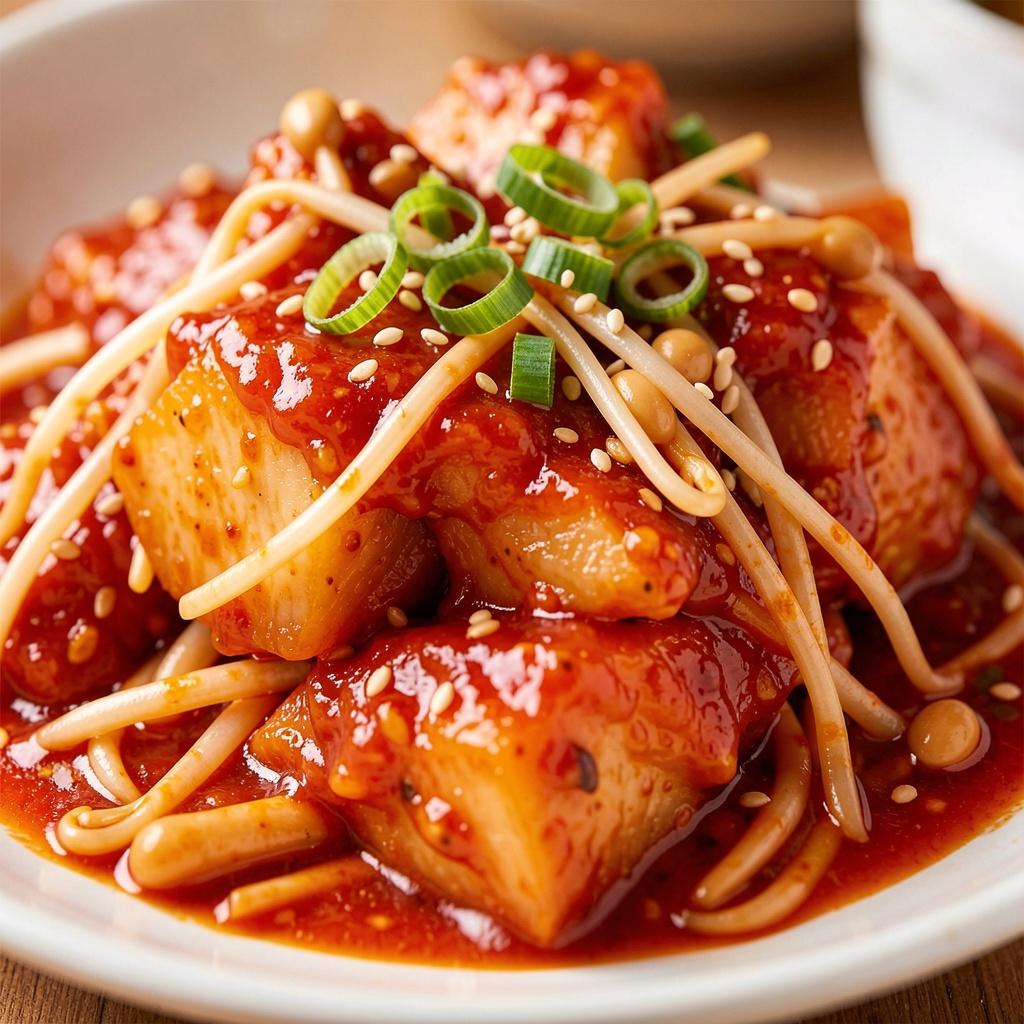 아구찜 (Agujjim) - Steamed & Braised Monkfish Feast